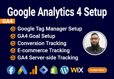 Setup Google Analytics 4,  GA4 Eeommerce Tracking in Tag Manager