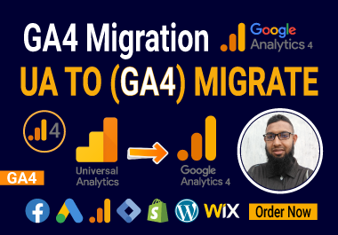 Migrate UA to GA4,  Universal Analytics to Google Analytics 4,  GA4 Property Create and Full Setup