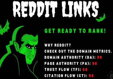 BOOST YOUR WEBSITE IN GOOGLE SUPERSTRONG Backlinks From Reddit RANK 1