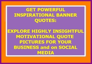 I WILL DESIGN FASCINATING QUOTE BANNER