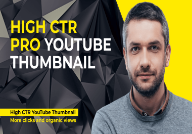 Professional YouTube thumbnail with High performance & CTR