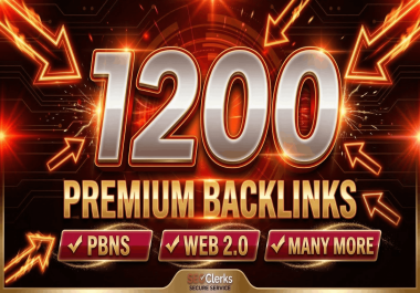Rank 1st Page With 1200 Premium High DA SEO Backlinks,  PBNs,  Guest Posts,  Web2 and More