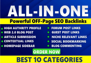 Flash Sale-Manually Do 150 BackIinks All In One SEO Link Building Package