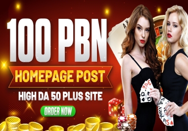 Get 100 PBN With High DA50+ For Thai,  Indonesian,  Korean Gambling,  Slots,  Poker,  Casino in