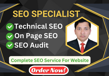 I will do complete SEO service for your website to rank in Google 1