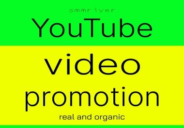 YouTube Video Promotion Boost Your Service Very Fast