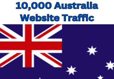 10000 Organic Australia website traffic to your website