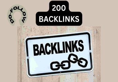 I Will Create 200 Do-Follow Backlinks For Ranking On Search Engines