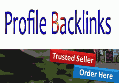 Get Manually TOP 10 profile Backlinks For your site