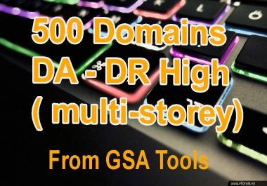 Backlinks from 500 domains DA - DR High. SEO TOP GOOGLE