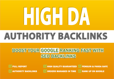 make 120 high quality high da white hat SEO backlinks