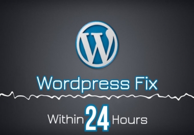 I will Fix Any error/bugs on your WordPress site