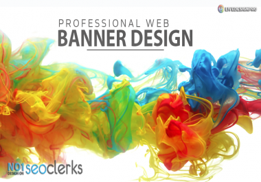 design banner for website,  professional web banner design