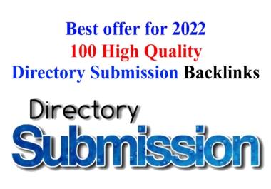 High Quality 100 Directory Submission within 24 Hours
