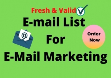 Email list for Email Marketing
