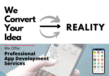 Professional Mobile App Development Services Android & IoS - Frontend+Backend