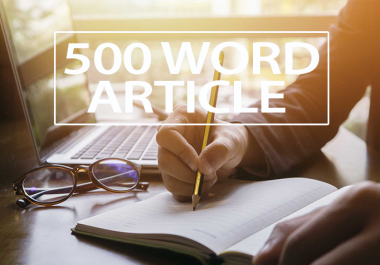 Write 7 Original 500 Word Well Researched ARTICLE