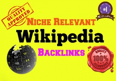 Wikipedia Backlink Niche Relevant 100 Guaranteed