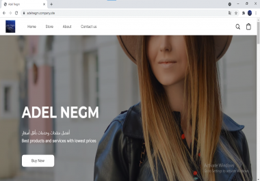 I will make a very professional online store.