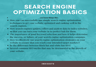 Search Engine Optimization Basics