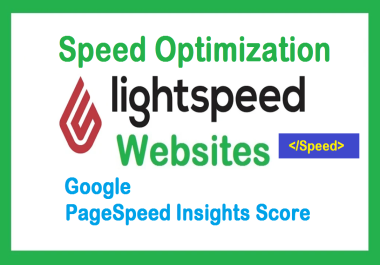 Lightspeed website speed optimization