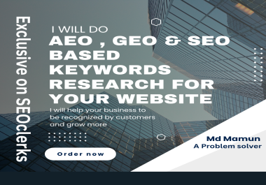 I will Research 15 most profitable keywords for your site & SEO audit report