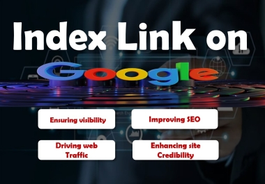 Index 10 links,  webpages on Google without taking any Access