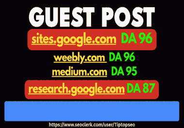 I will Boost Your Website Rankings with High Authority Guest Posts with DA 90s