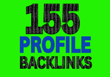 Rank Higher on Google with 155 Premium Profile Backlinks