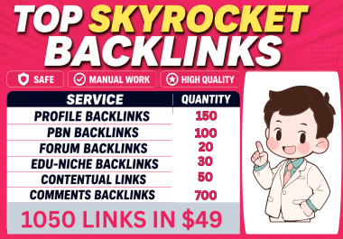 I will build high authority manual SEO dofollow/nofollow mix backlinks for powerful link building