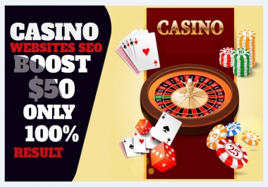 I will Build 2500 Powerful SEO Backlinks for Casino,  Gambling or Poker Websites