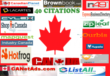 we will do 50 best canada local citations