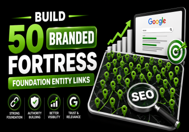 Build 50 Branded Fortress Foundation Entity Links