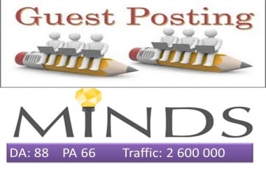 Write and publish on Minds. com DA 88
