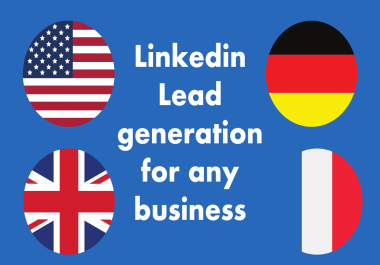 I will collect 100 Email list and Lead generation from LInkedin
