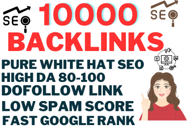 I will provide 10000 backlinks for SEO ranking