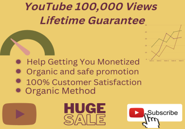 I will do best promotion for your youtube video Guarantee