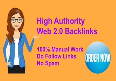 I will get 50+ web 2.0 High DA Backlinks and incresse your Website