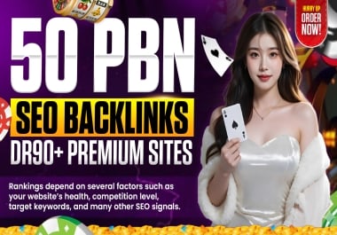 GET 50 HOMEPAGE PBNs BACKLINKS FROM DR90+ WEBSITE AND RANK AT GOOGLE FIRST PAGE