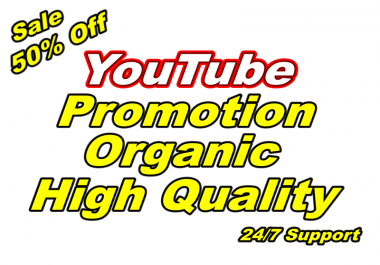 You will get High Quality YouTube Video Promotion