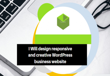 I will design responsive, creative Wordpress business Website