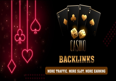 NO.1 Casino SEO - 500+ Manual Link-Building+ 400K Tire-2 Links Online Gaming Site