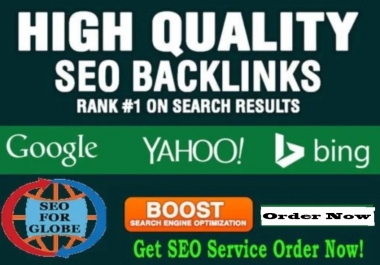 Provide off page SEO high quality Links improve your website