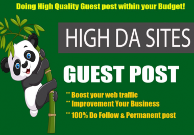 Write and Publish 6 Guest Post Backlinks On DA 90 to 20