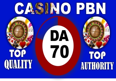 130 PBN BOOSTER - DA 70 to 50+ Rank Thai-Korea-Indonesia with Casino,  Gambling,  Poker Limited time