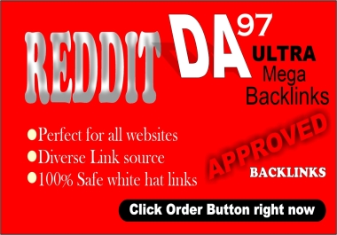 INCREASE your Domain Rating with High Domain - REDDIT DA 97 ULTRA Mega Backlinks