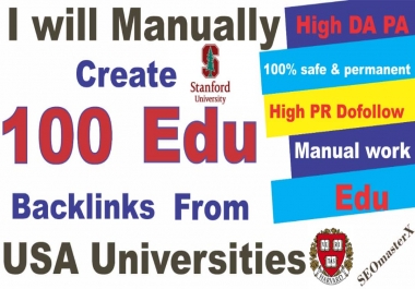 EDU BLAST - I will create 100 Most Powerful Edu Backlinks for Ranking SOLUTION - MANUALLY Skyrocket