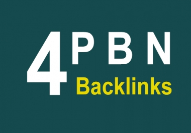 Manually 4+ HQ SEO PBN Backlinks