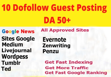 Google News Approved Sites 10 Incredible Guest Post DA60+ Get More Traffic & Google Ranking