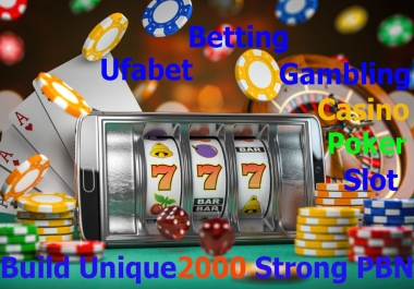 Get 1st Page, Thai & Indonesia Site By Strong 2000 PBN,  All DR60+-Gambling, Casino, Ufabet, Poker,  Site